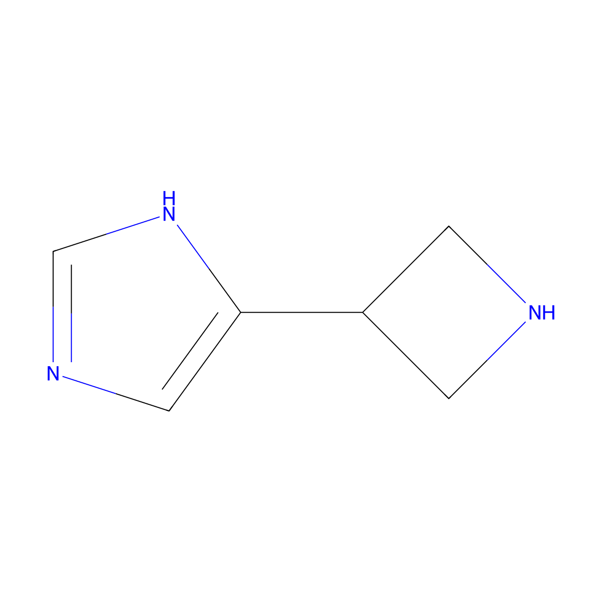 4-(azetidin-3-yl)-1H-imidazole molecular structure, CAS 151094-67-6