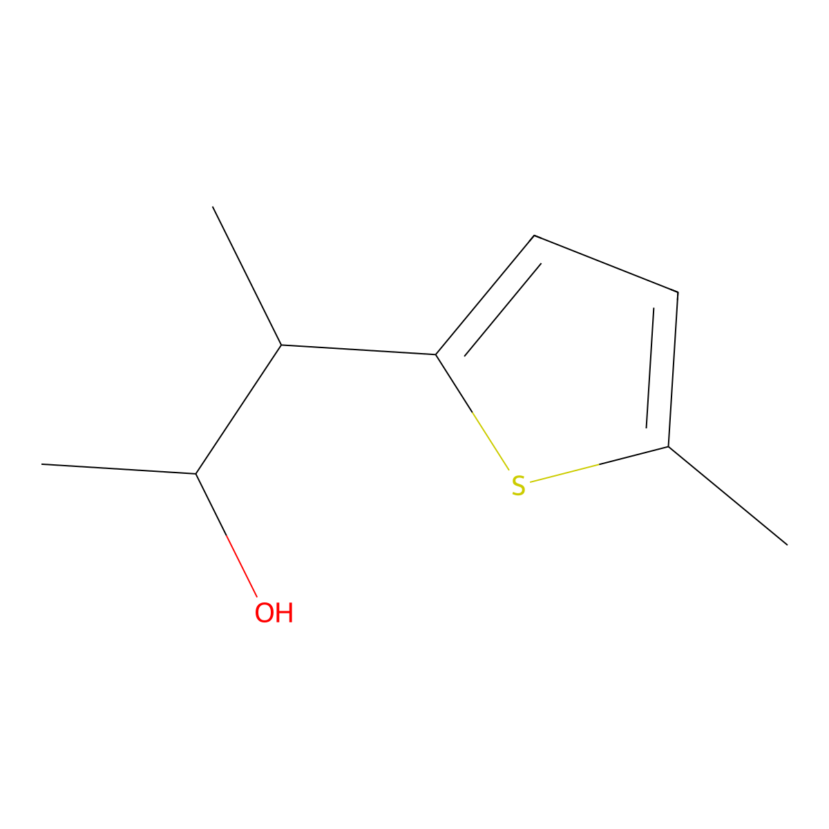 3-(5-Methylthiophen-2-yl)butan-2-ol molecular structure, CAS 1510965-09-9