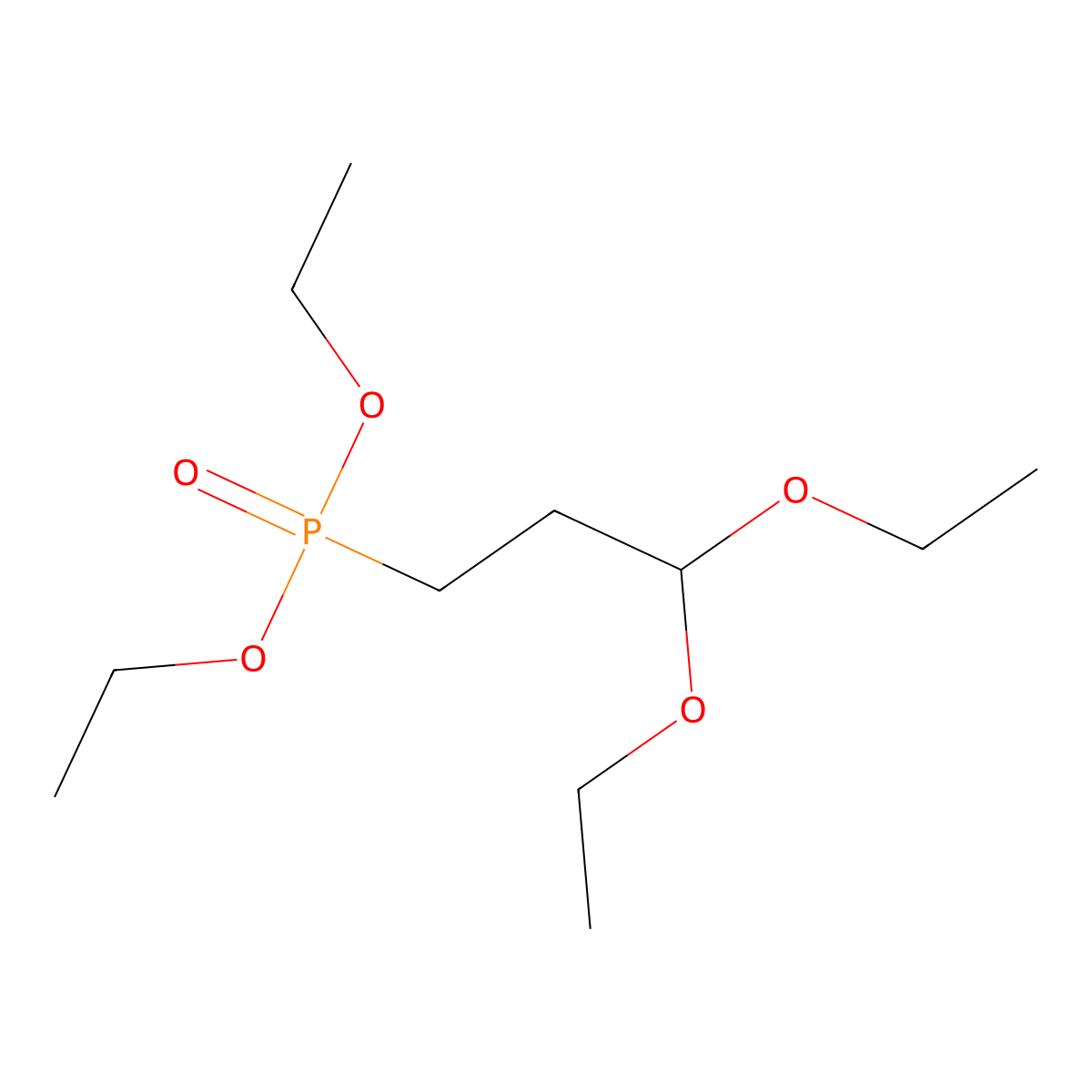 Diethyl (3,3-diethoxypropyl)phosphonate molecular structure, CAS 15110-17-5