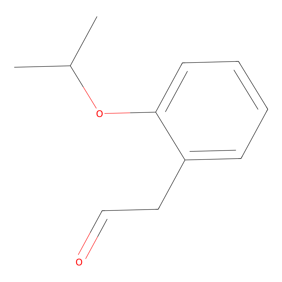 2-[2-(Propan-2-yloxy)phenyl]acetaldehyde molecular structure, CAS 1511056-33-9