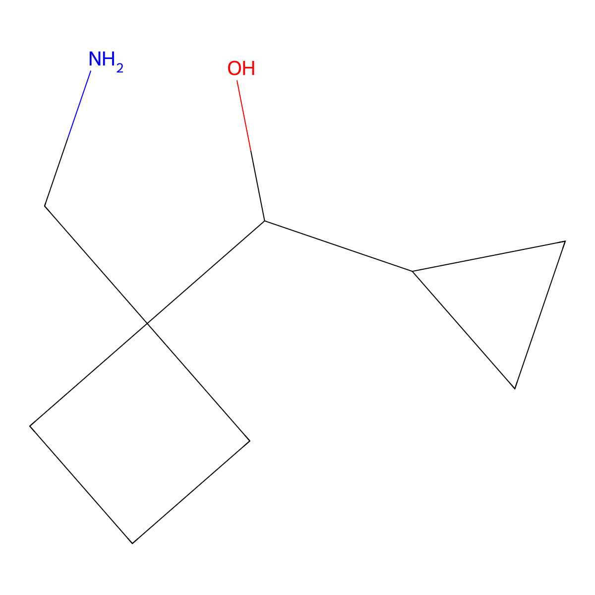 [1-(Aminomethyl)cyclobutyl](cyclopropyl)methanol molecular structure, CAS 1511078-88-8