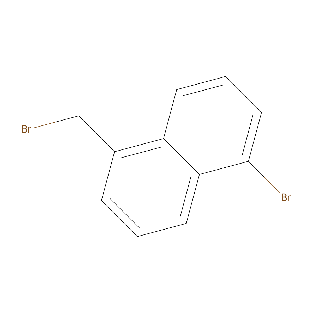 1-Bromo-5-(bromomethyl)naphthalene molecular structure, CAS 151109-14-7