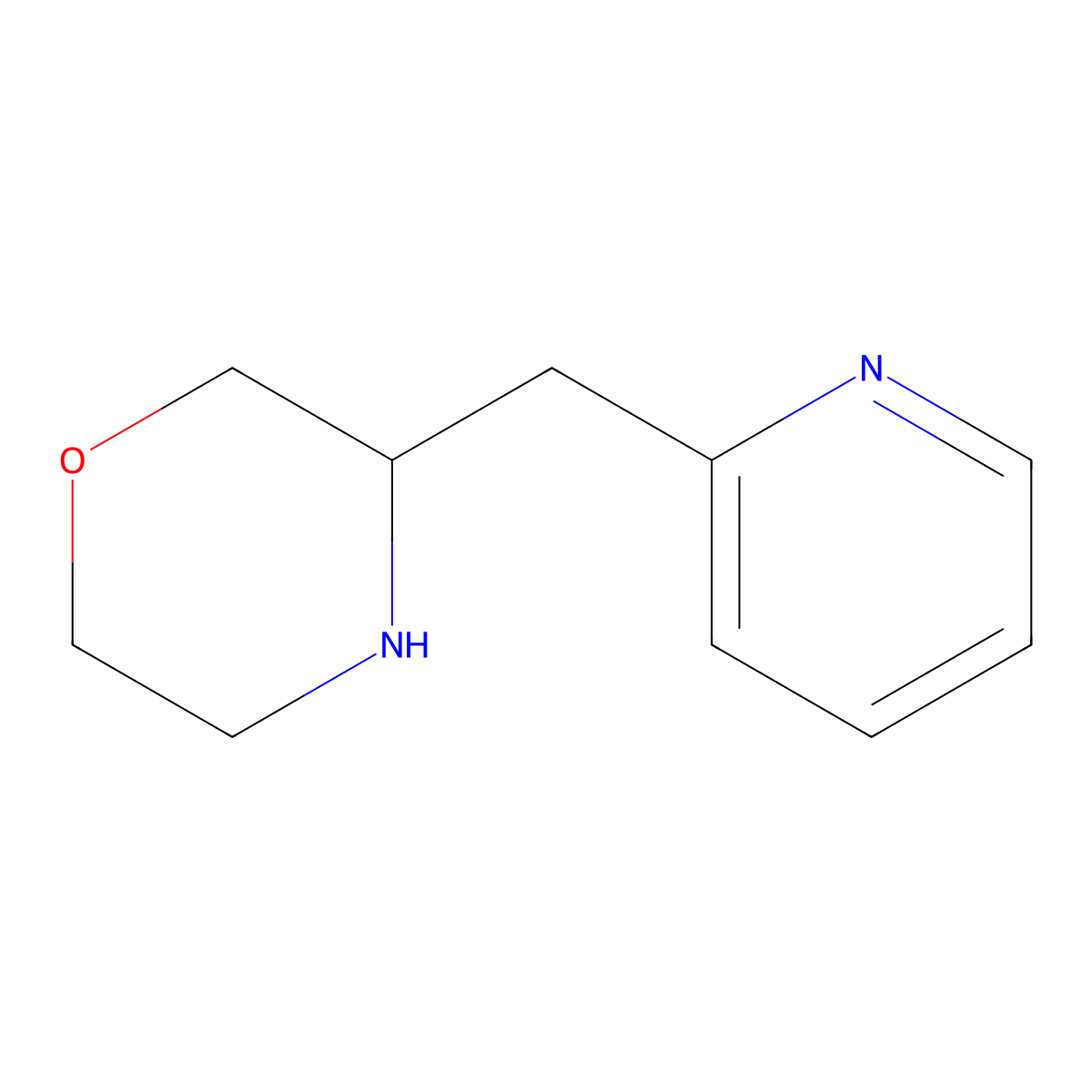 Morpholine, 3-(2-pyridinylmethyl)- molecular structure, CAS 1511181-07-9