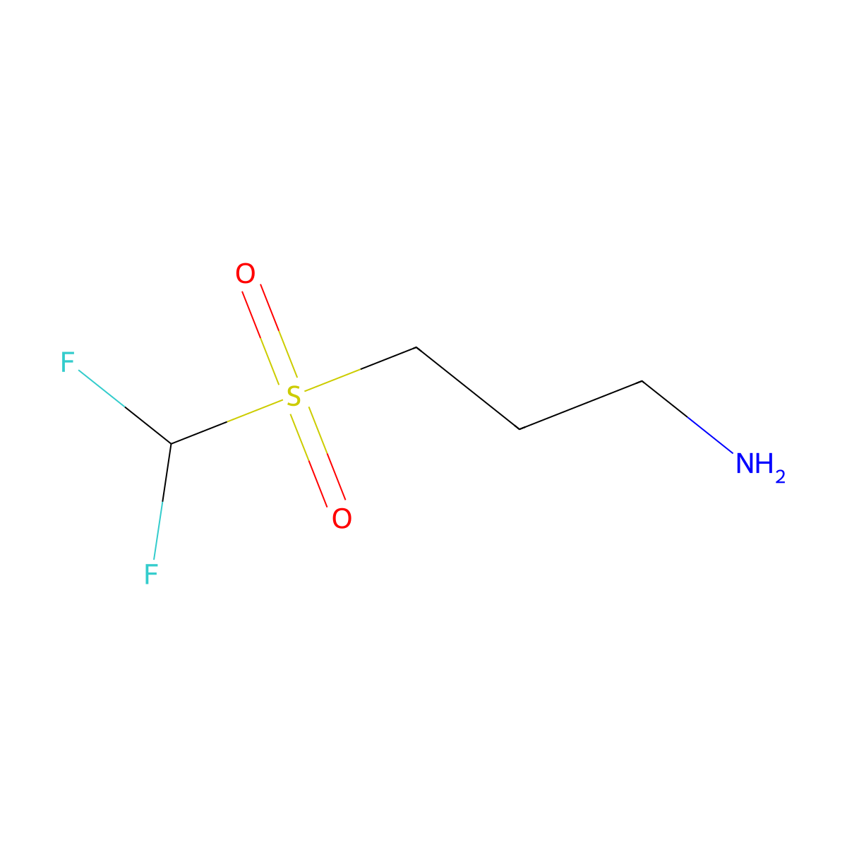 3-((Difluoromethyl)sulfonyl)propan-1-amine molecular structure, CAS 1511228-11-7