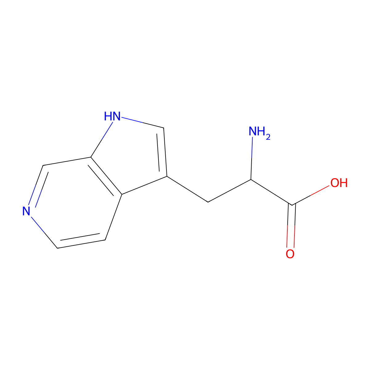 1H-Pyrrolo[2,3-c]pyridine-3-propanoic acid, alpha-amino- molecular structure, CAS 1511233-73-0