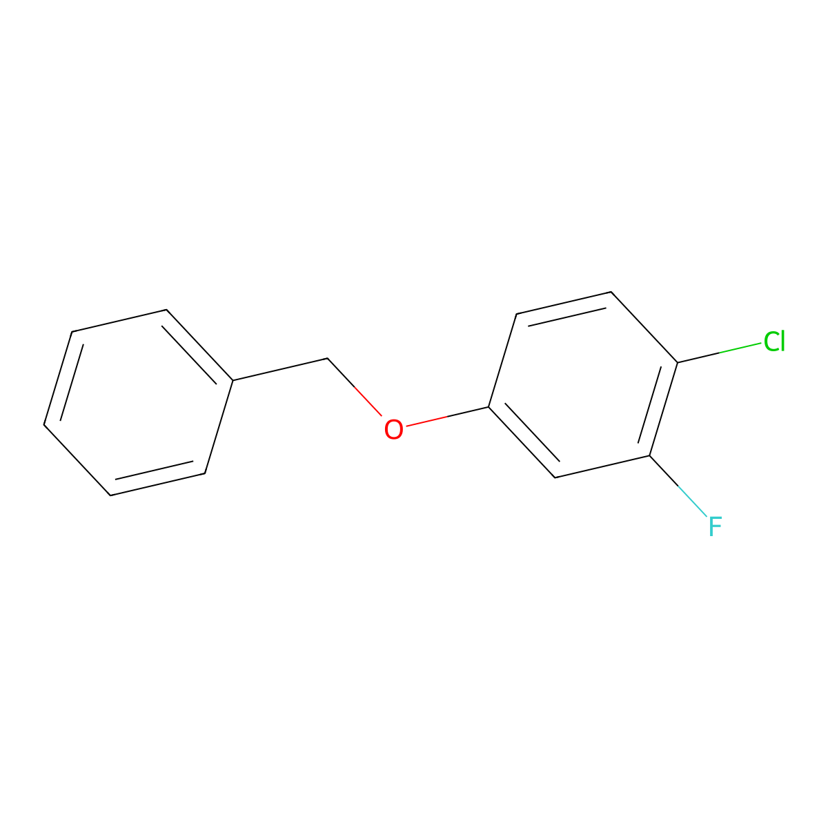 4-(Benzyloxy)-1-chloro-2-fluorobenzene molecular structure, CAS 1511273-81-6
