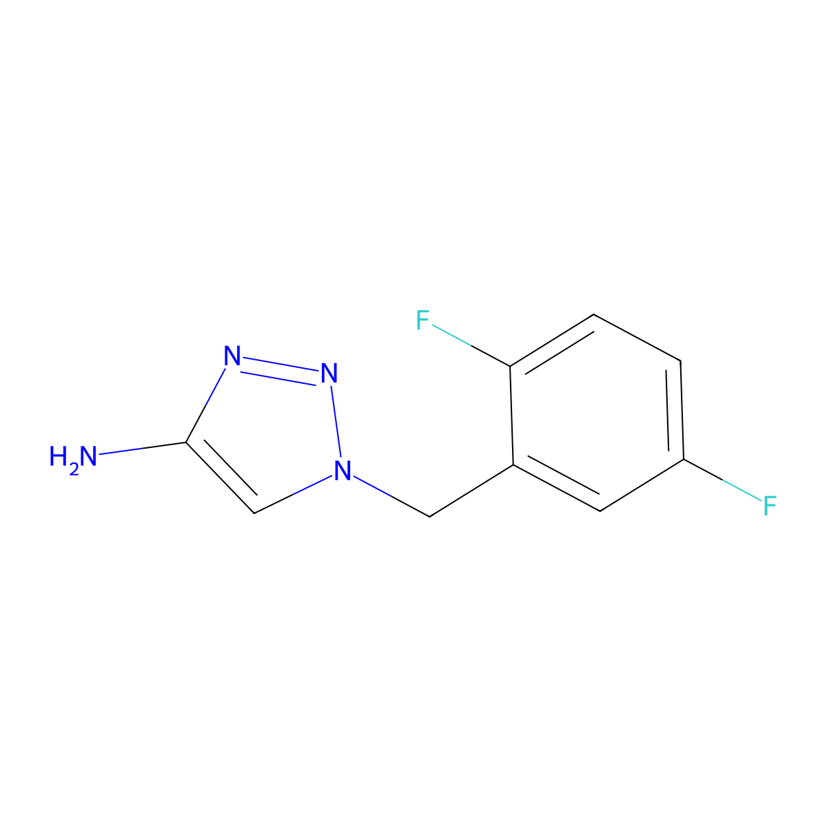 1-(2,5-Difluorobenzyl)-1h-1,2,3-triazol-4-amine molecular structure, CAS 1511277-70-5