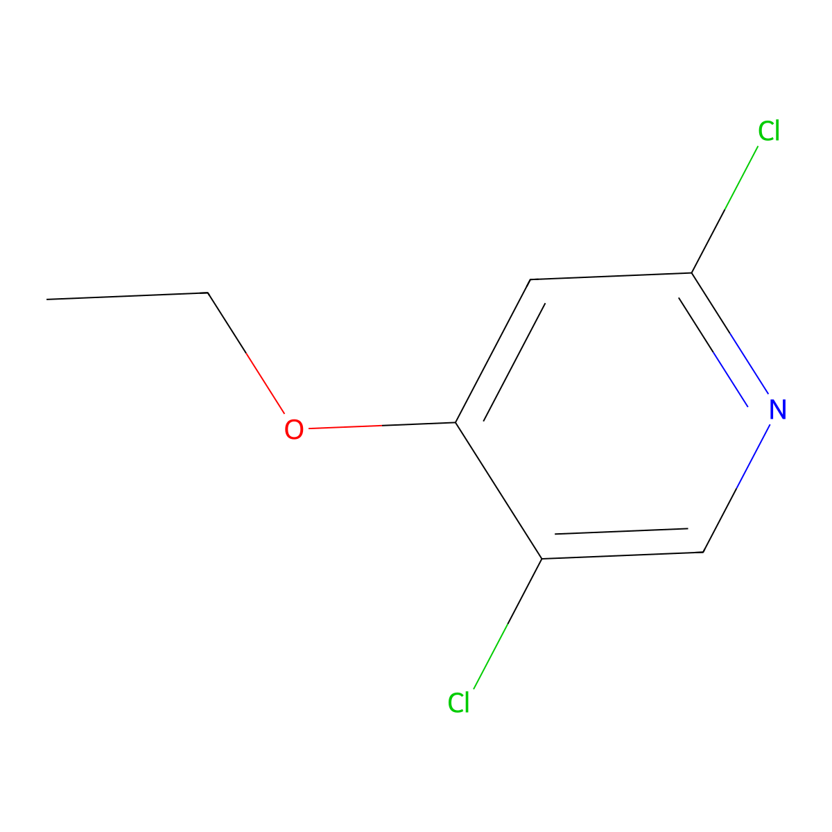2,5-Dichloro-4-ethoxypyridine molecular structure, CAS 1511283-93-4