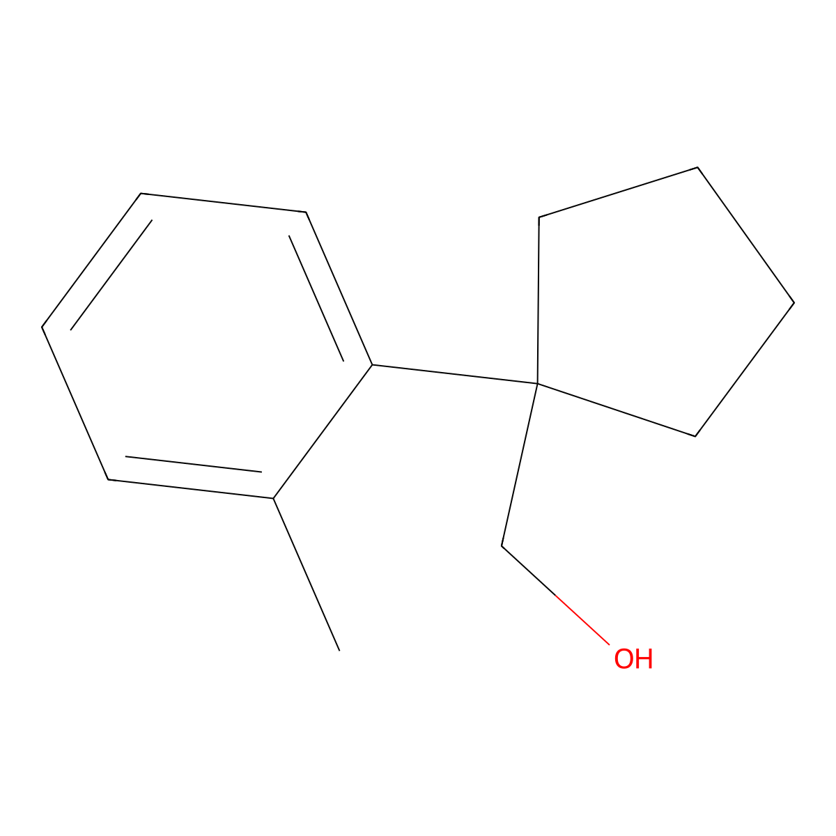 [1-(2-Methylphenyl)cyclopentyl]methanol molecular structure, CAS 1511284-93-7
