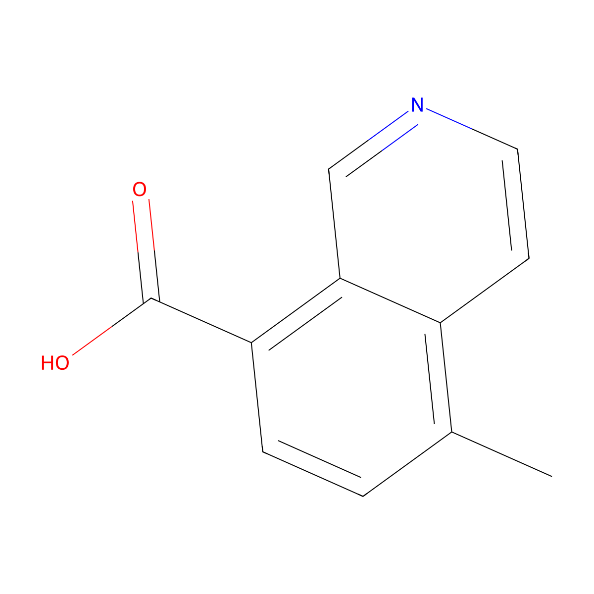 5-Methylisoquinoline-8-carboxylic acid molecular structure, CAS 1511314-02-5