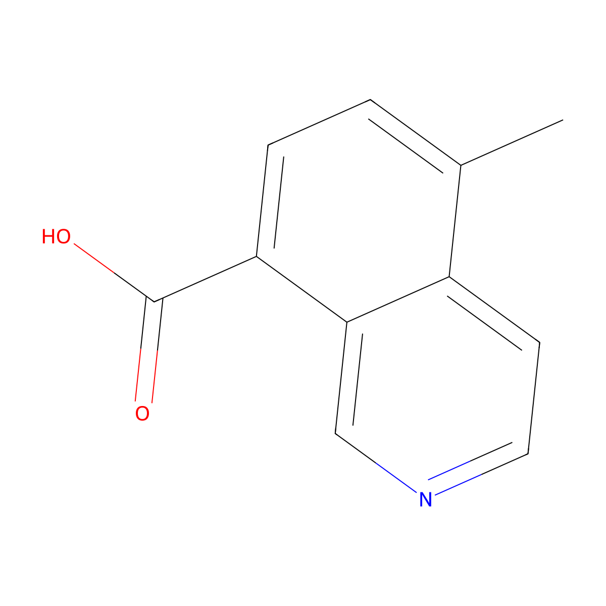 5-Methylisoquinoline-8-carboxylic acid molecular structure, CAS 1511314-02-5