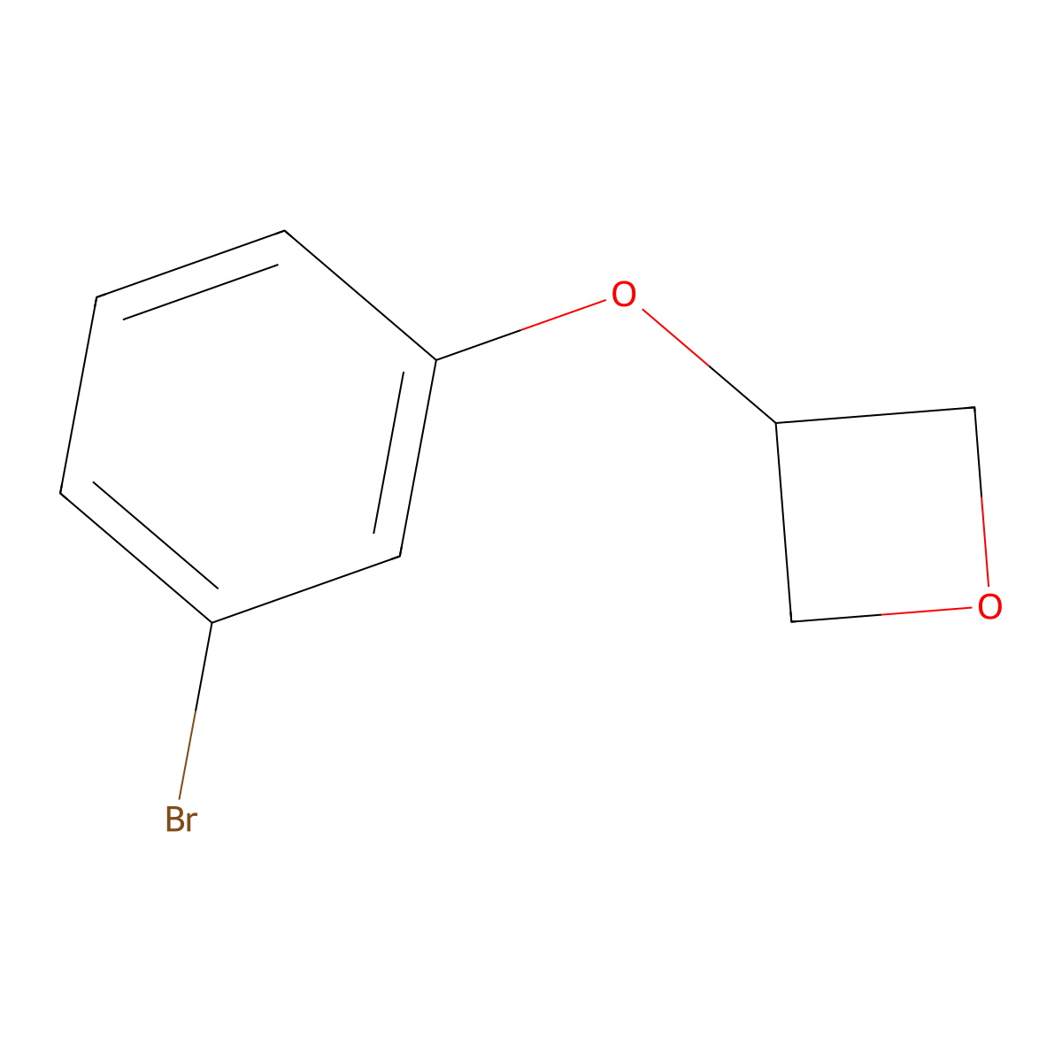 3-(3-Bromophenoxy)oxetane molecular structure, CAS 1511317-63-7