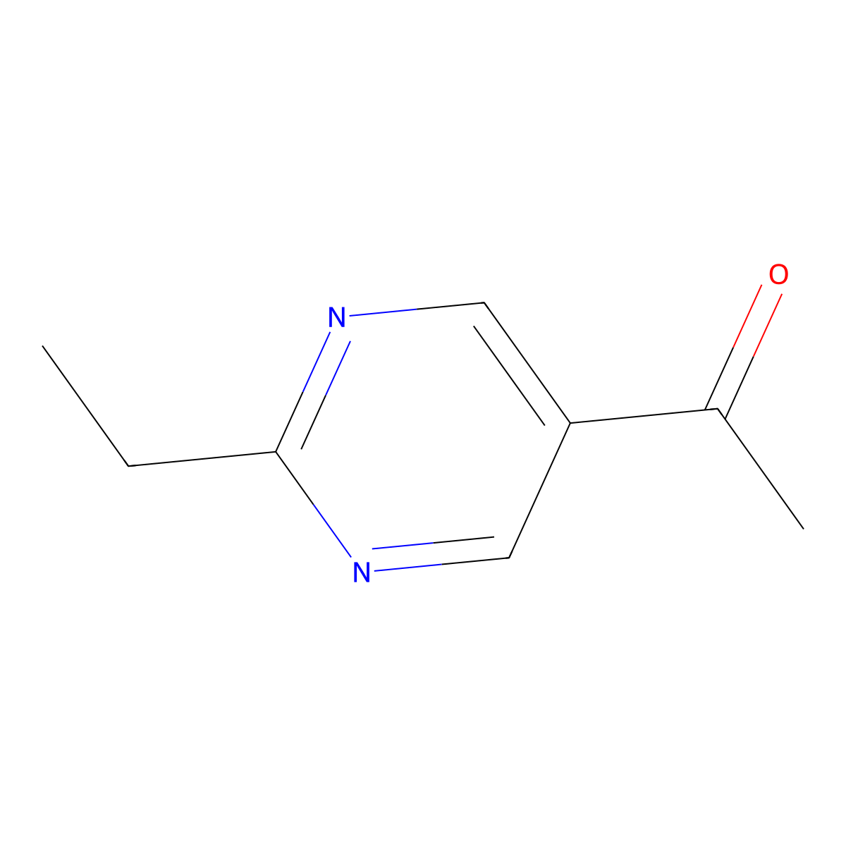 1-(2-Ethylpyrimidin-5-yl)ethanone molecular structure, CAS 1511328-20-3