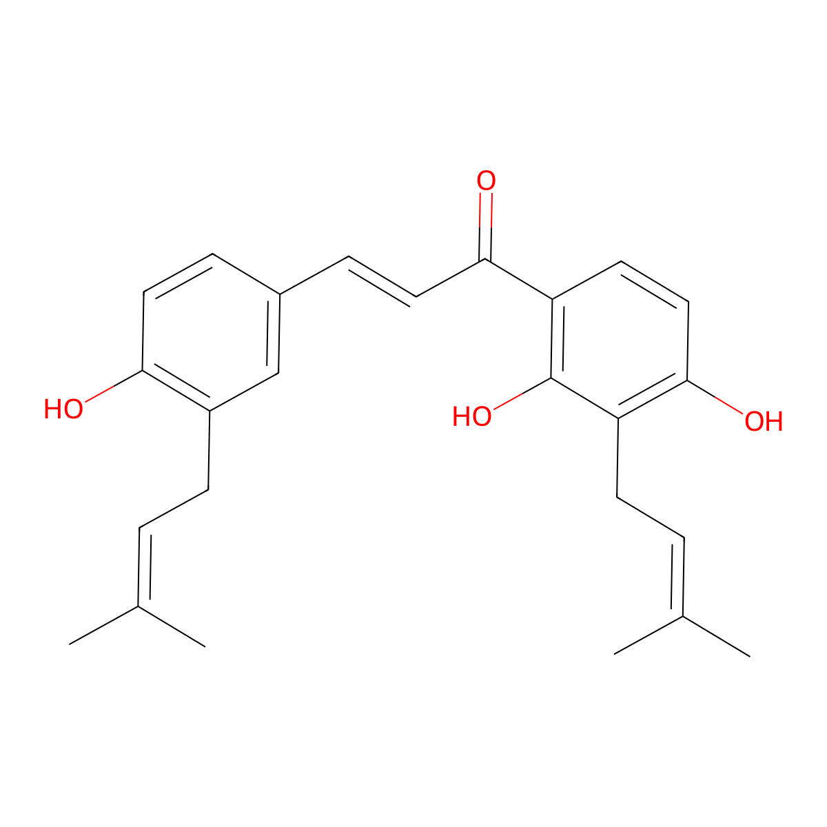Kanzonol C molecular structure, CAS 151135-82-9