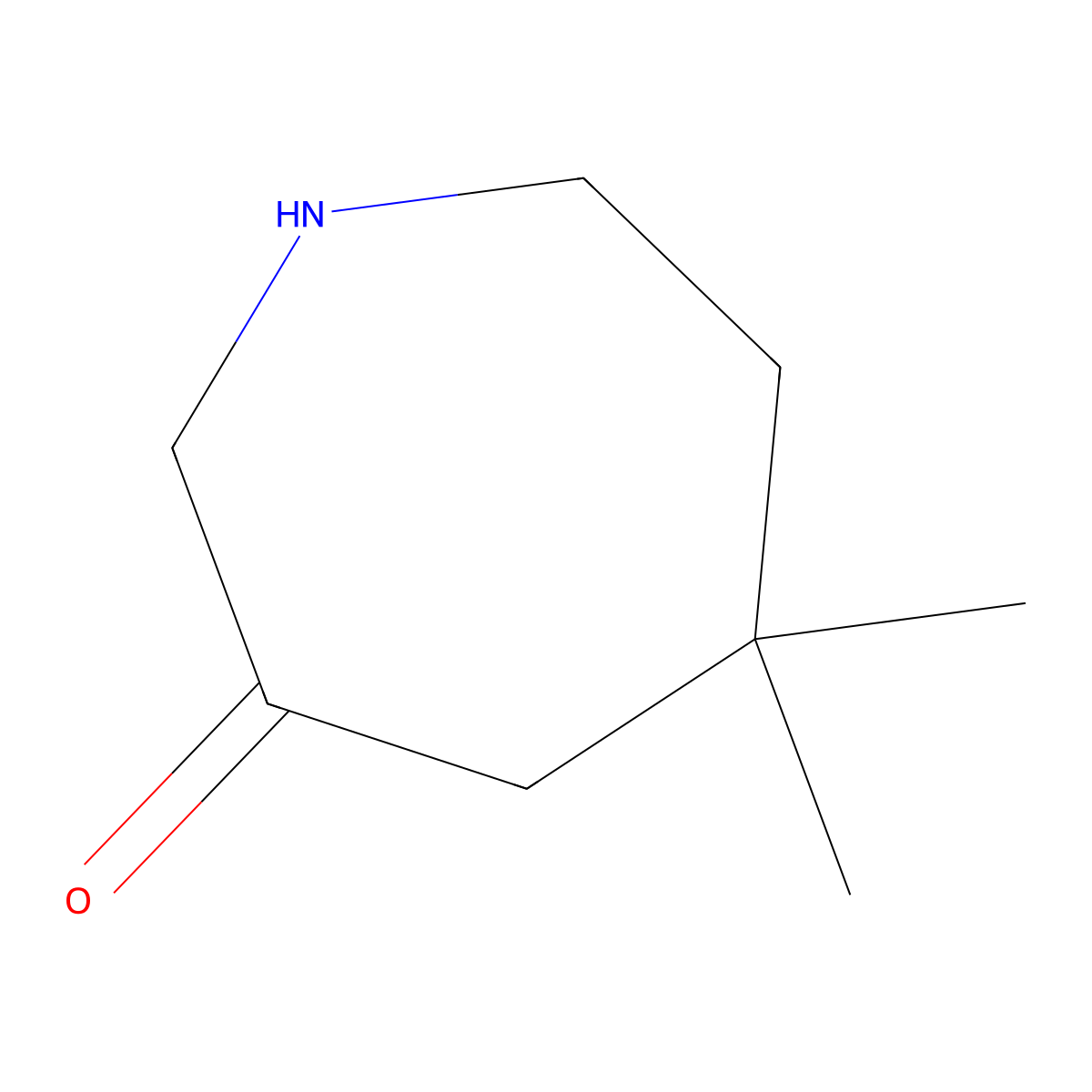 5,5-Dimethylazepan-3-one molecular structure, CAS 1511458-85-7