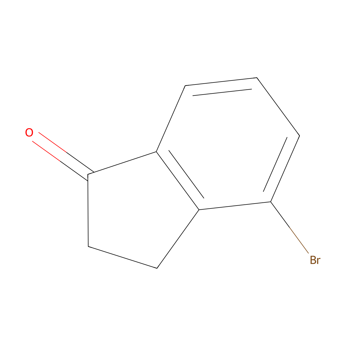 1-Indanone, 4-bromo- molecular structure, CAS 15115-60-3