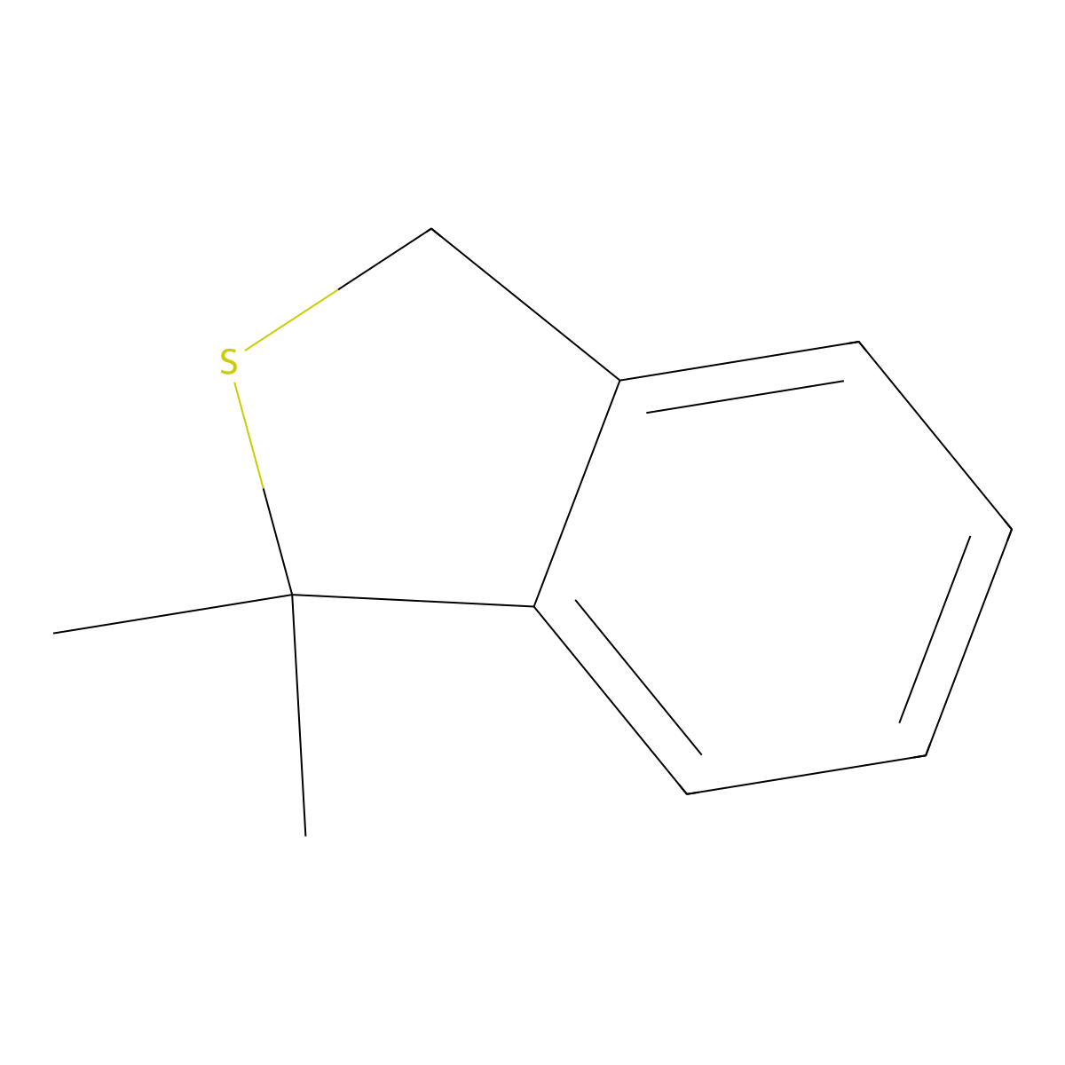 1,1-Dimethyl-1,3-dihydrobenzo[c]thiophene molecular structure, CAS 151153-41-2