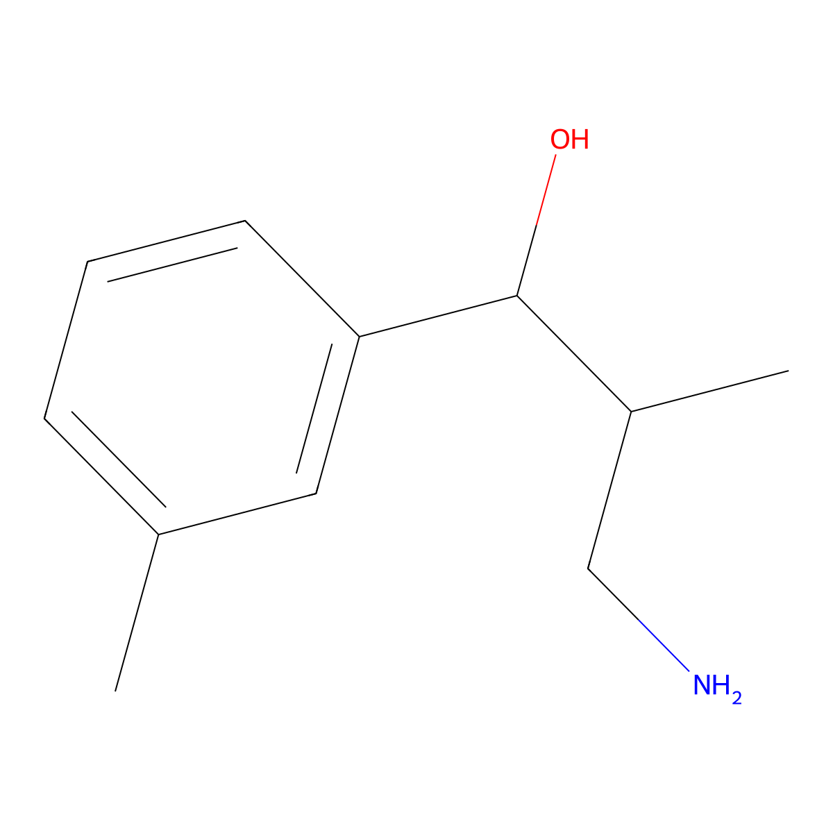 3-Amino-2-methyl-1-(3-methylphenyl)propan-1-ol molecular structure, CAS 1511608-95-9