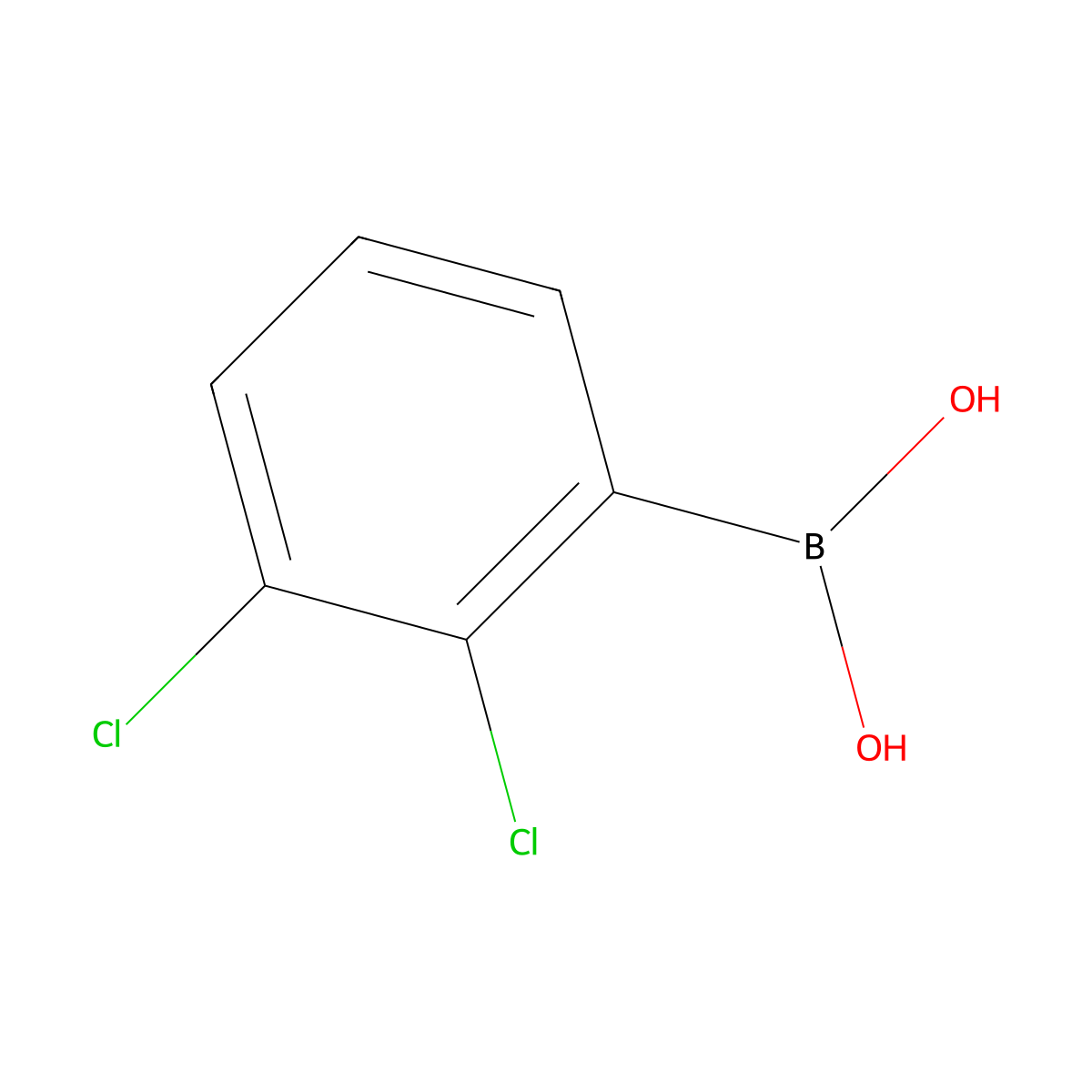 2,3-Dichlorobenzeneboronic acid molecular structure, CAS 151169-74-3