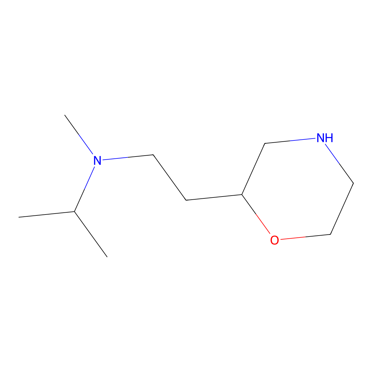 Methyl[2-(morpholin-2-yl)ethyl](propan-2-yl)amine molecular structure, CAS 1511697-20-3
