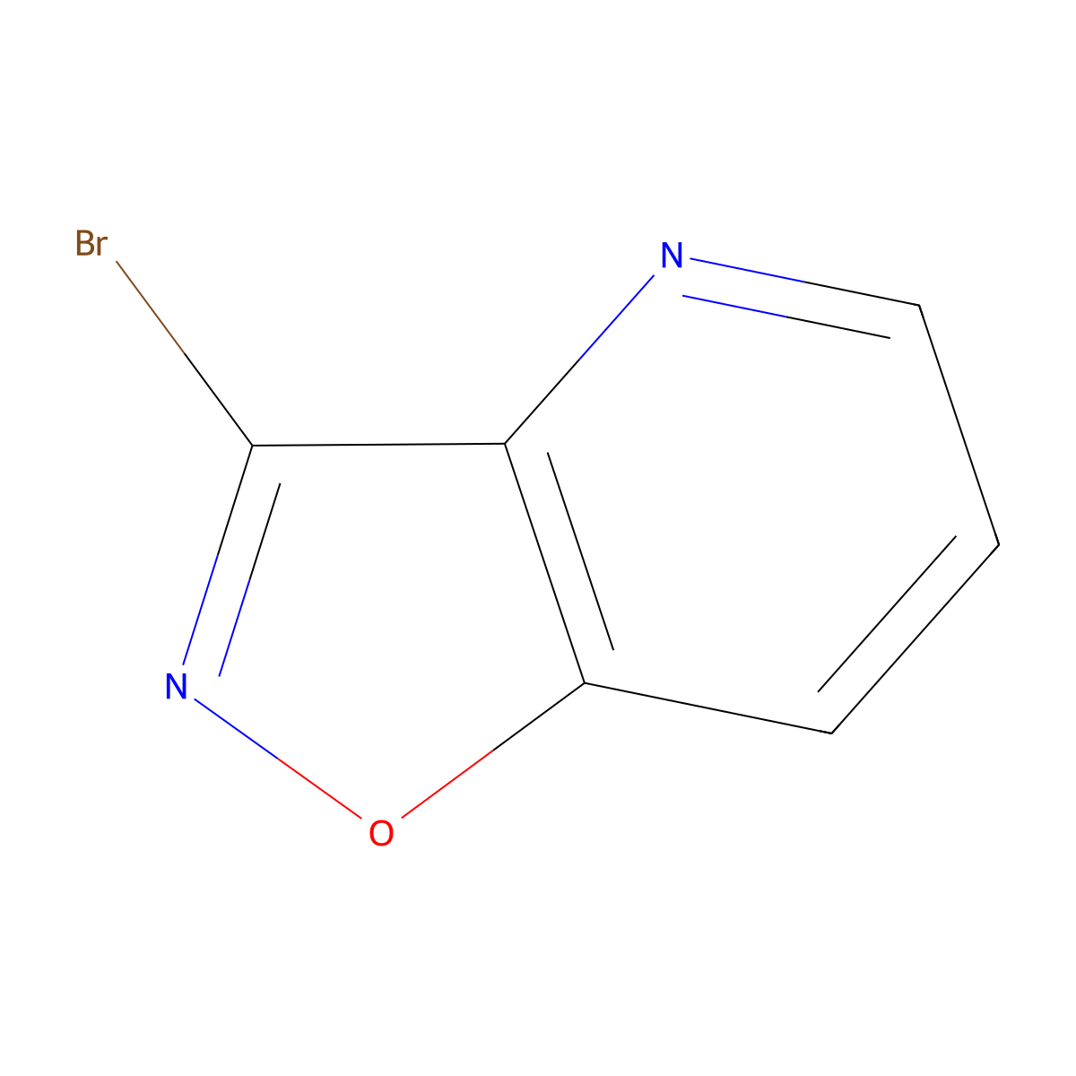 3-Bromoisoxazolo[4,5-b]pyridine molecular structure, CAS 1511727-75-5