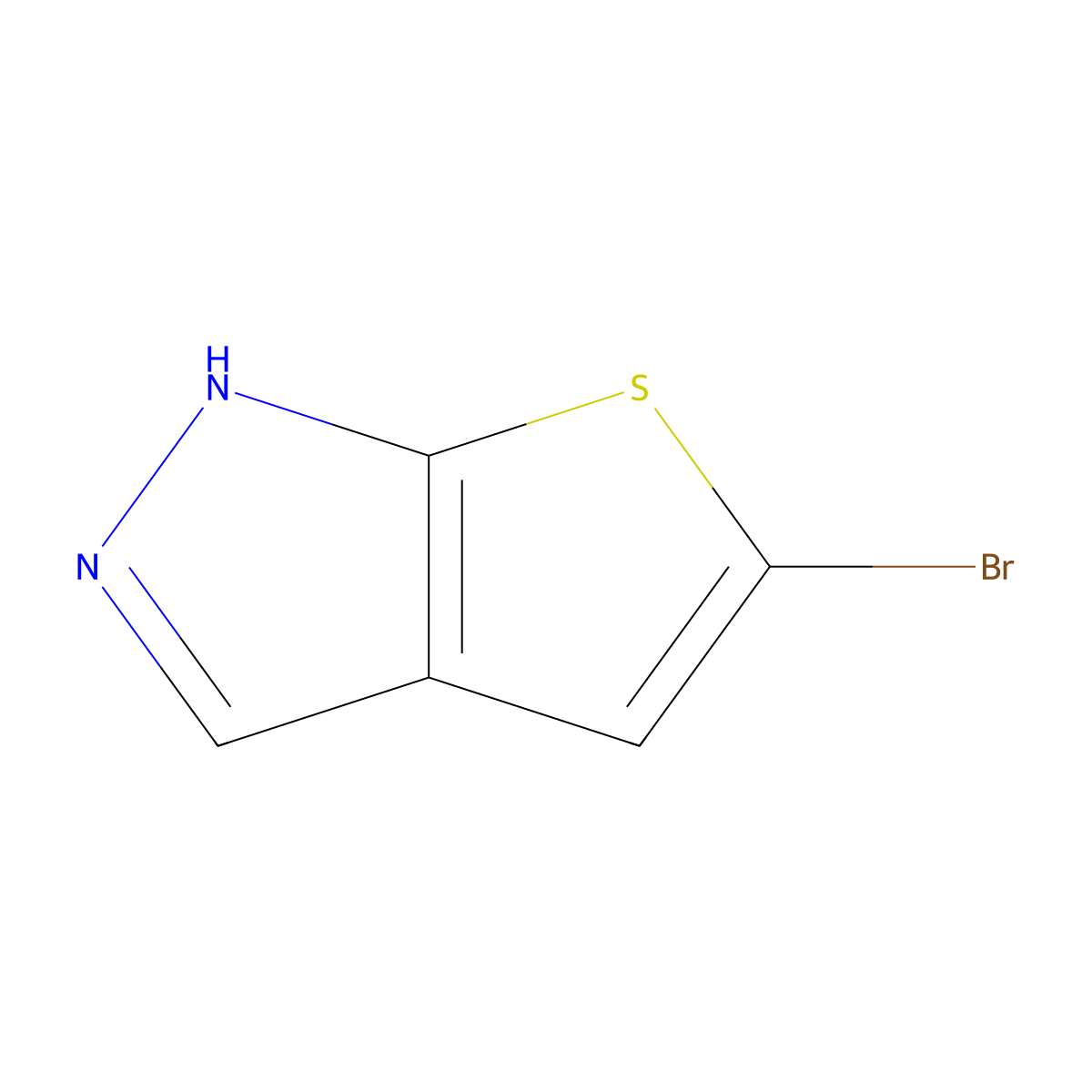 5-Bromo-1H-thieno[2,3-c]pyrazole molecular structure, CAS 1511732-68-5