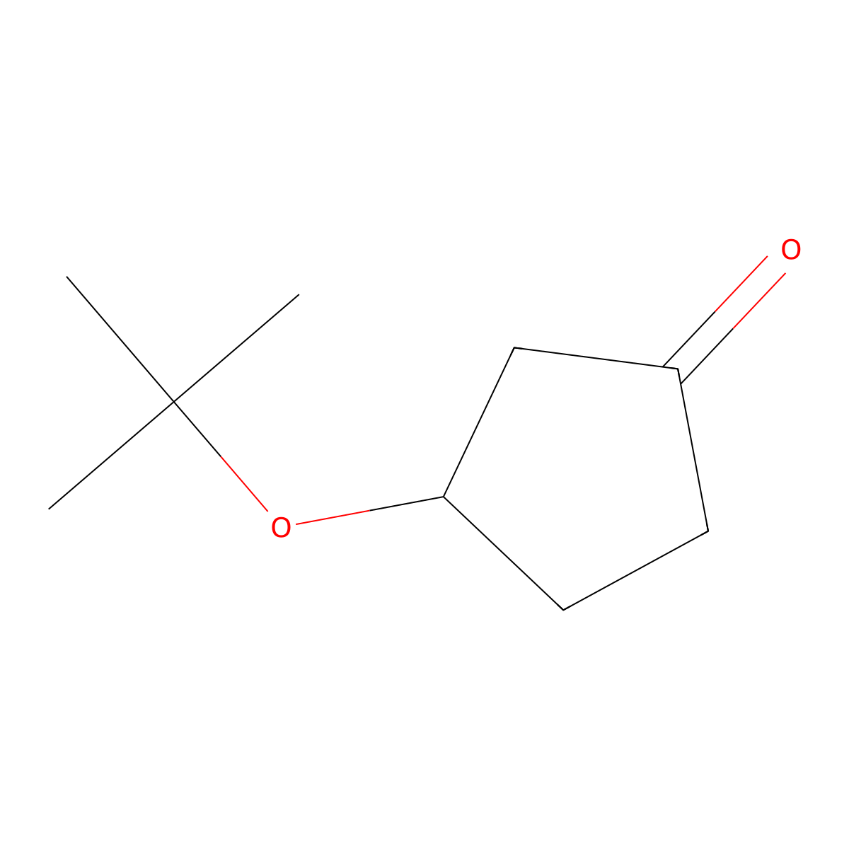 3-(Tert-butoxy)cyclopentan-1-one molecular structure, CAS 1511842-89-9
