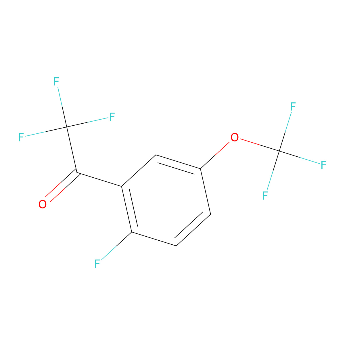 5'-(Trifluoromethoxy)-2,2,2,2'-tetrafluoroacetophenone molecular structure, CAS 1511846-52-8