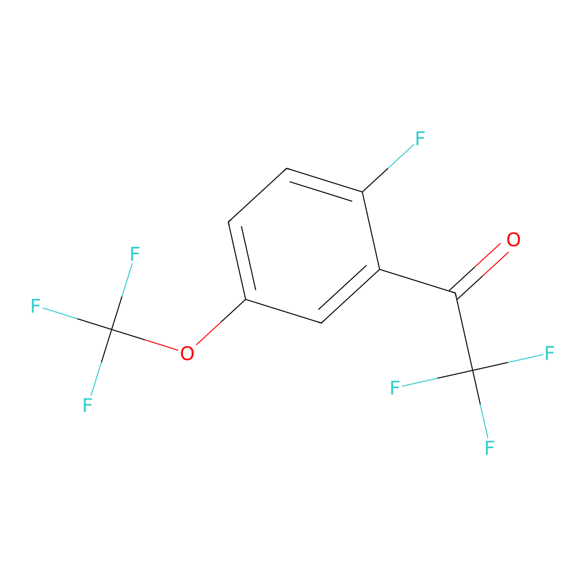 5'-(Trifluoromethoxy)-2,2,2,2'-tetrafluoroacetophenone molecular structure, CAS 1511846-52-8