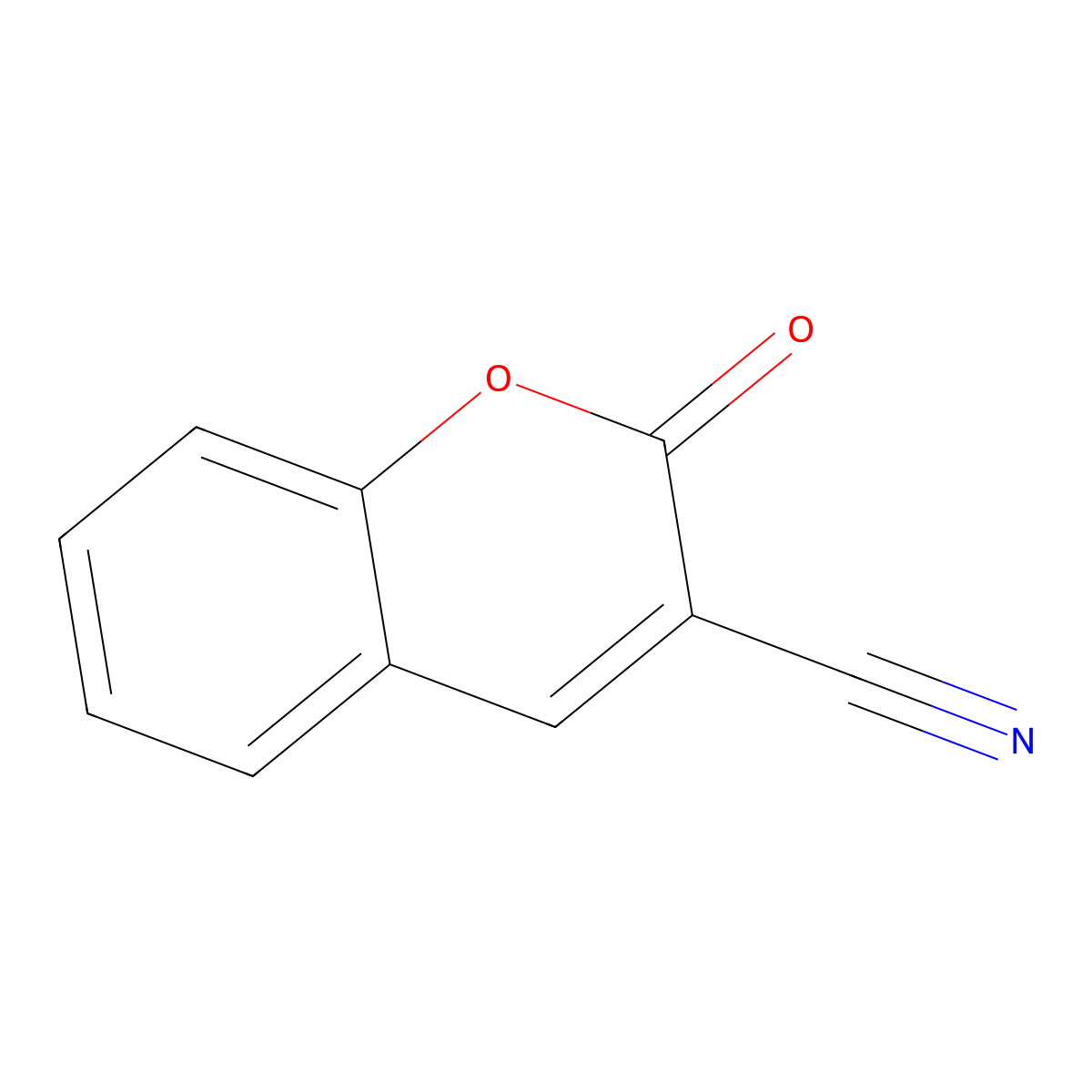 3-Cyanocoumarin molecular structure, CAS 15119-34-3