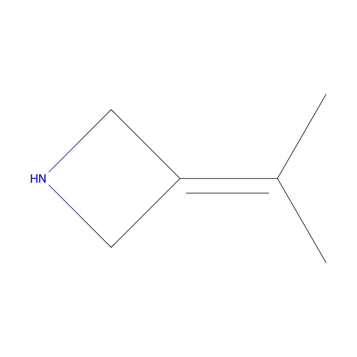 3-(Propan-2-ylidene)azetidine molecular structure, CAS 1511913-40-8