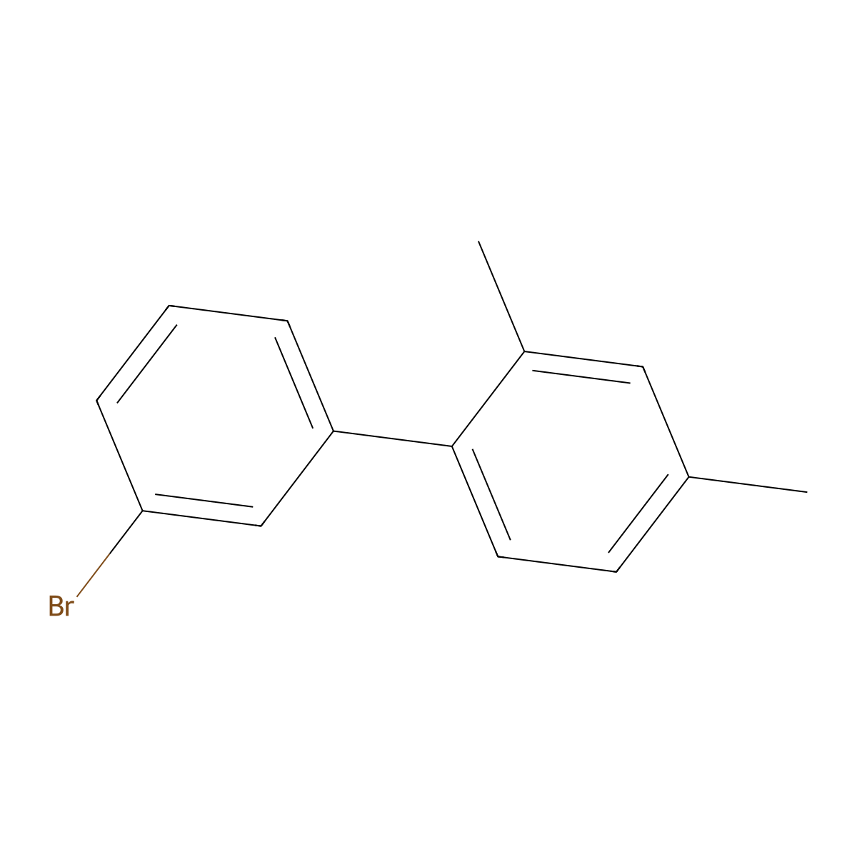 1-(3-Bromophenyl)-2,4-dimethylbenzene molecular structure, CAS 1511944-32-3