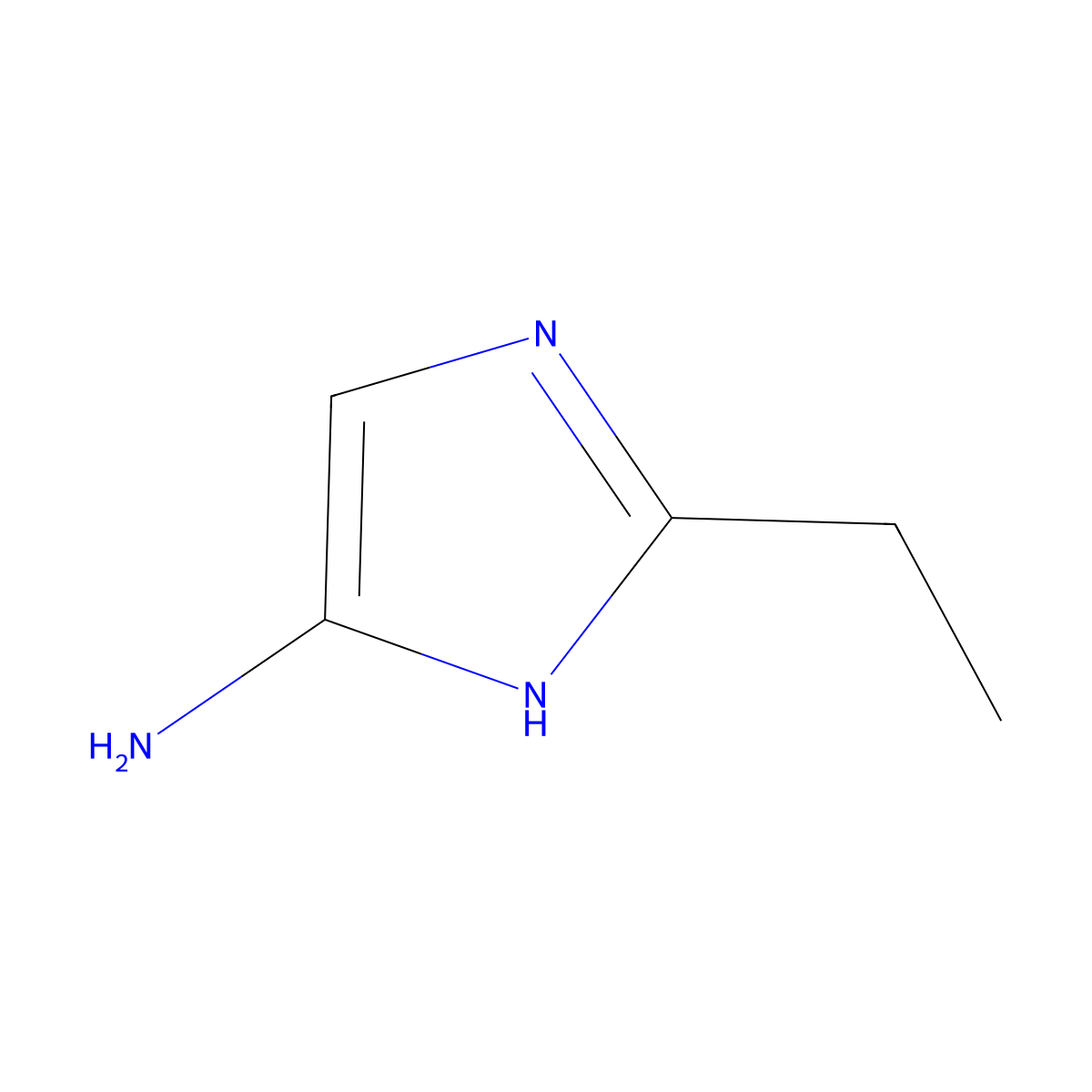 2-Ethyl-1H-imidazol-4-amine molecular structure, CAS 1511966-83-8
