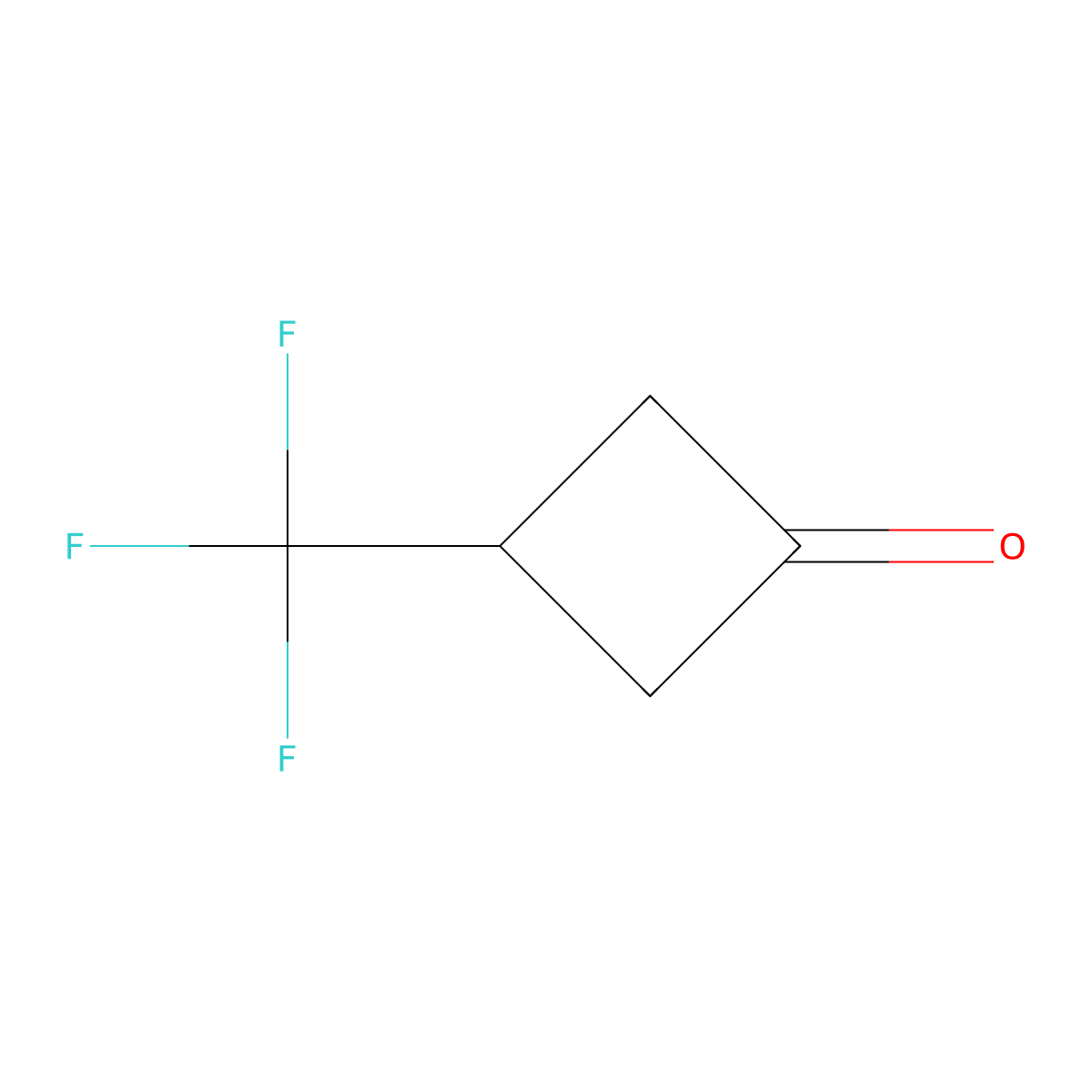 3-(Trifluoromethyl)cyclobutan-1-one molecular structure, CAS 1511981-13-7