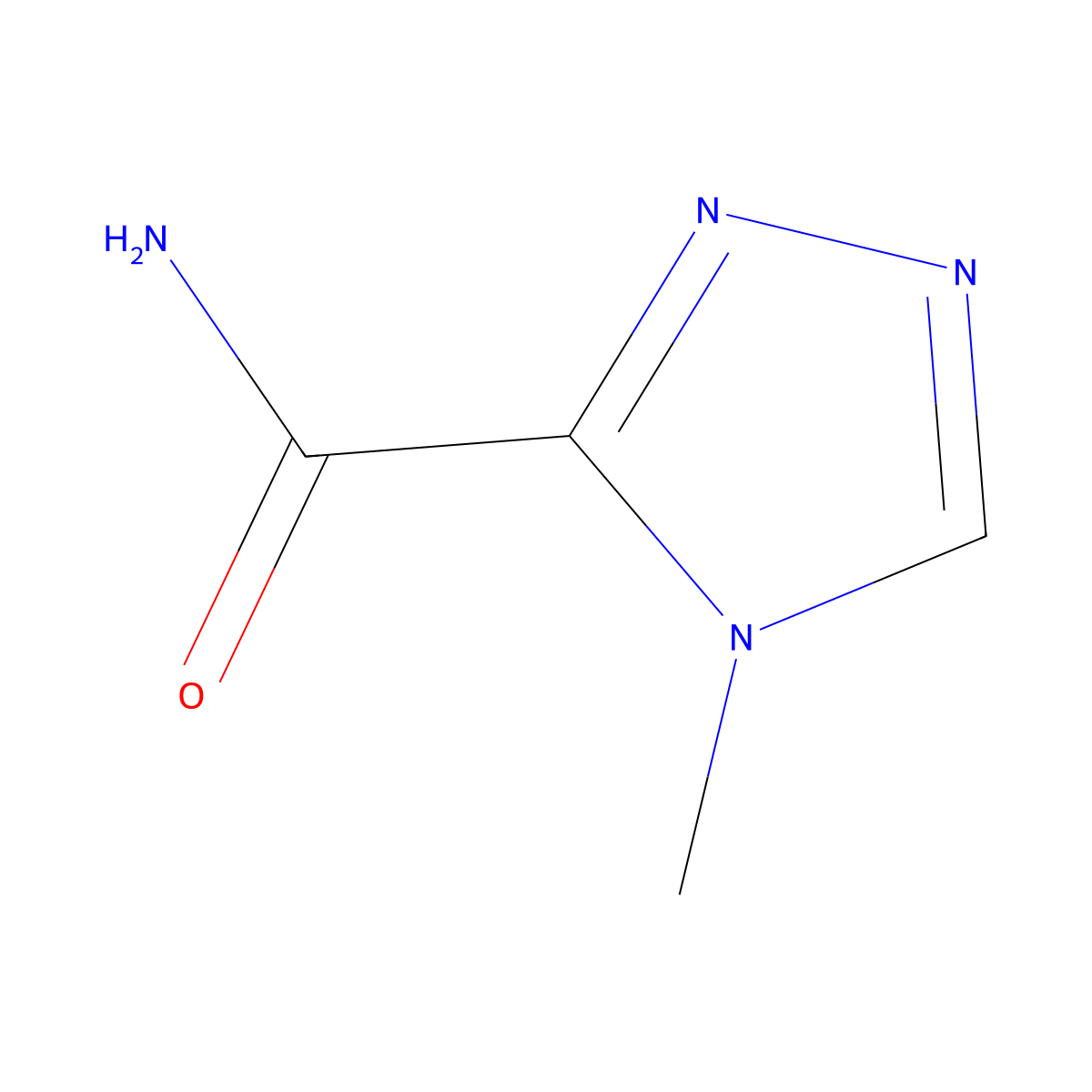 4-Methyl-4H-1,2,4-triazole-3-carboxamide molecular structure, CAS 1511998-31-4