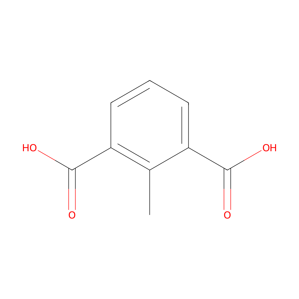 2-Methylisophthalic acid molecular structure, CAS 15120-47-5