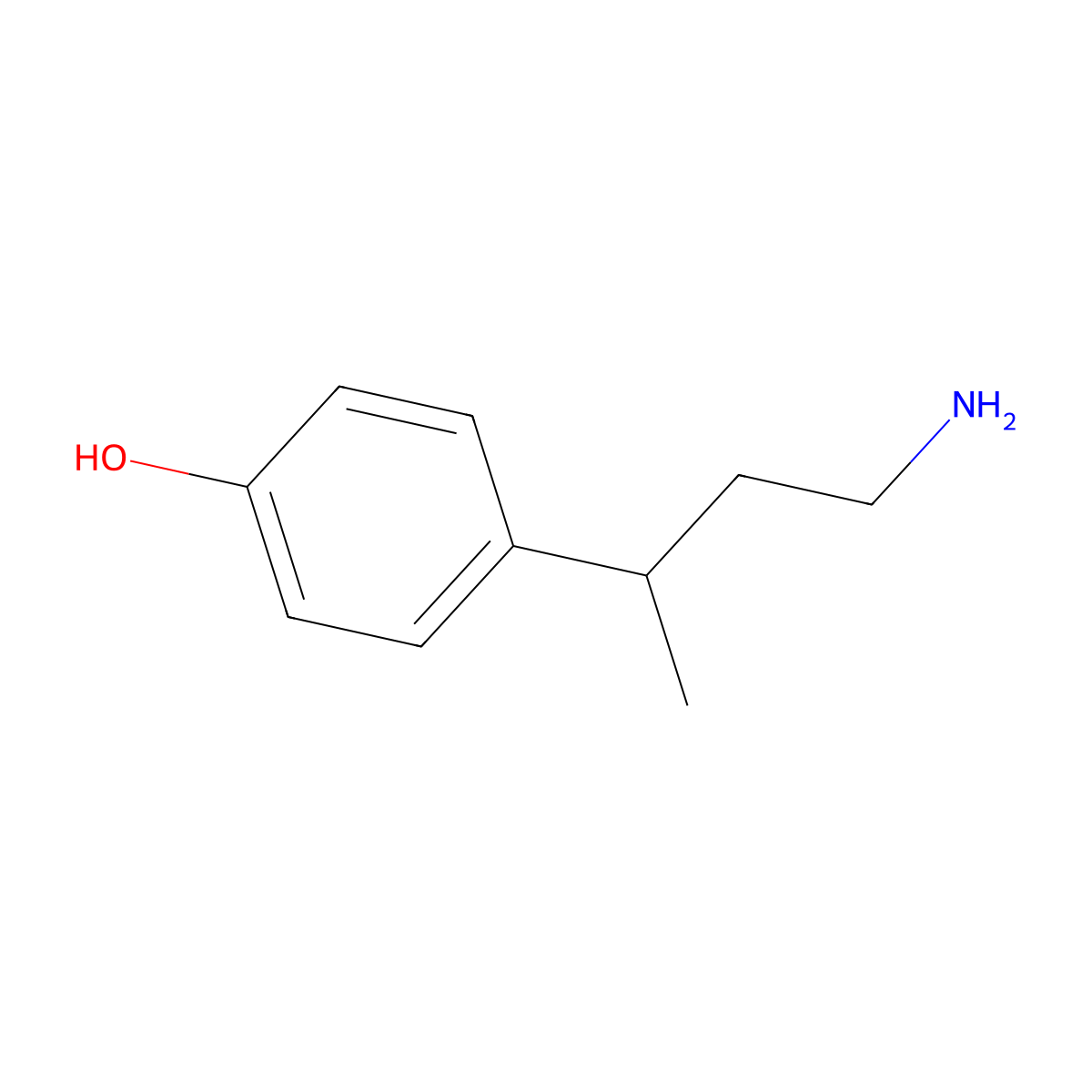 4-(4-Aminobutan-2-yl)phenol molecular structure, CAS 1512011-09-4