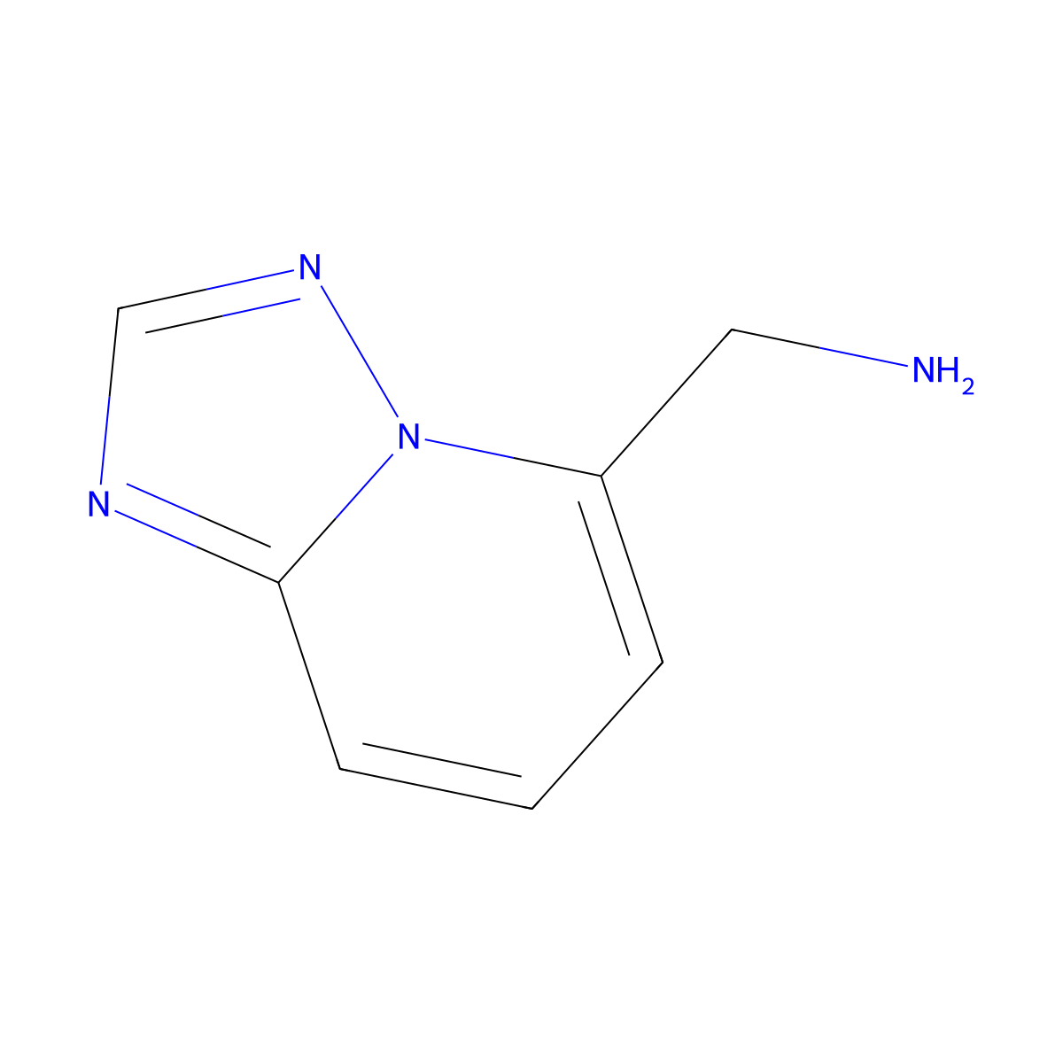 ([1,2,4]Triazolo[1,5-A]pyridin-5-ylmethyl)amine molecular structure, CAS 1512089-51-8