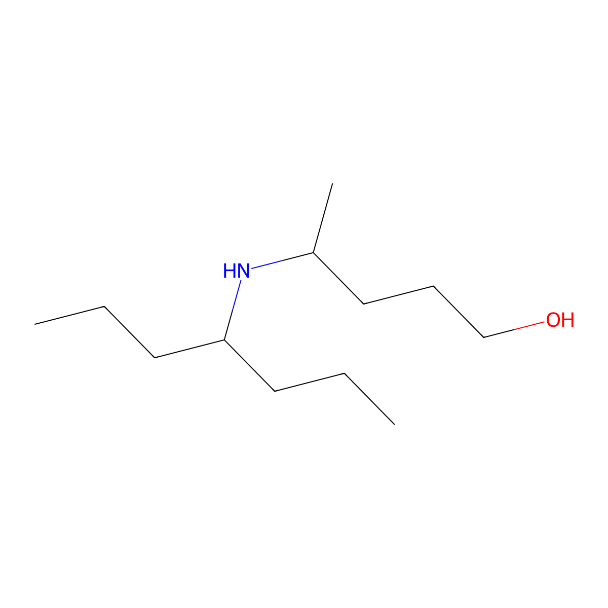 4-[(Heptan-4-yl)amino]pentan-1-ol molecular structure, CAS 1512091-22-3