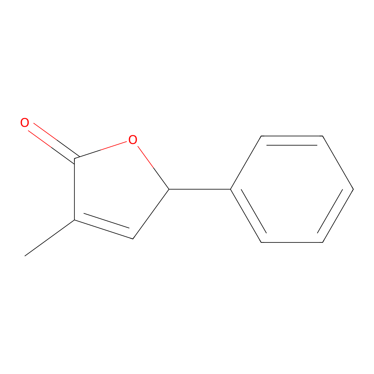 3-methyl-5-phenyl-2(5H)-furanone molecular structure, CAS 15121-75-2