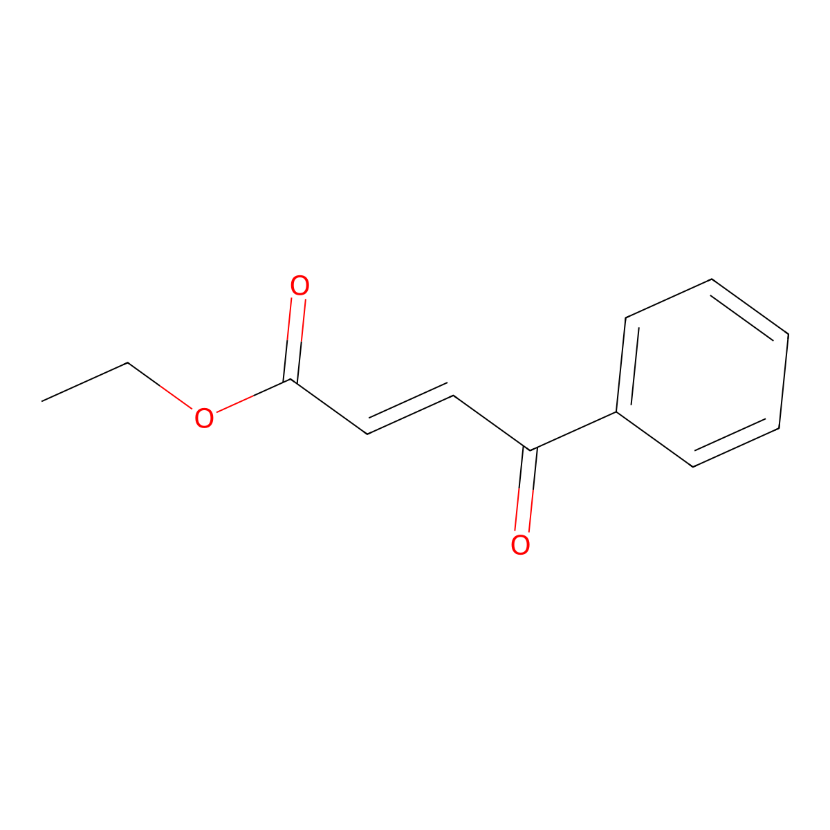 Ethyl (2E)-4-oxo-4-phenyl-2-butenoate molecular structure, CAS 15121-89-8