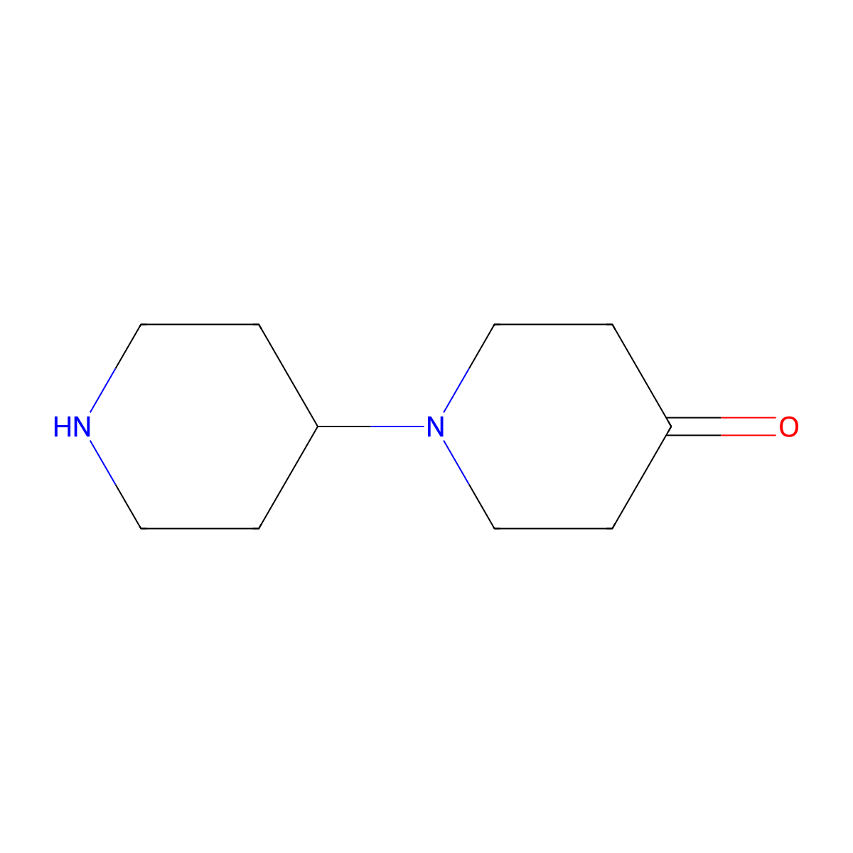 [1,4'-Bipiperidin]-4-one molecular structure, CAS 1512132-07-8