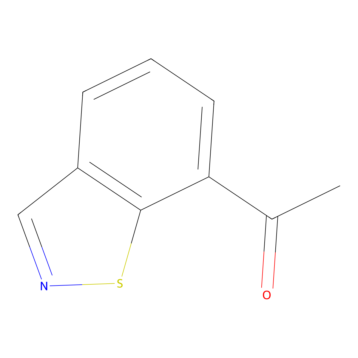 1-(Benzo[d]isothiazol-7-yl)ethanone molecular structure, CAS 1512146-12-1