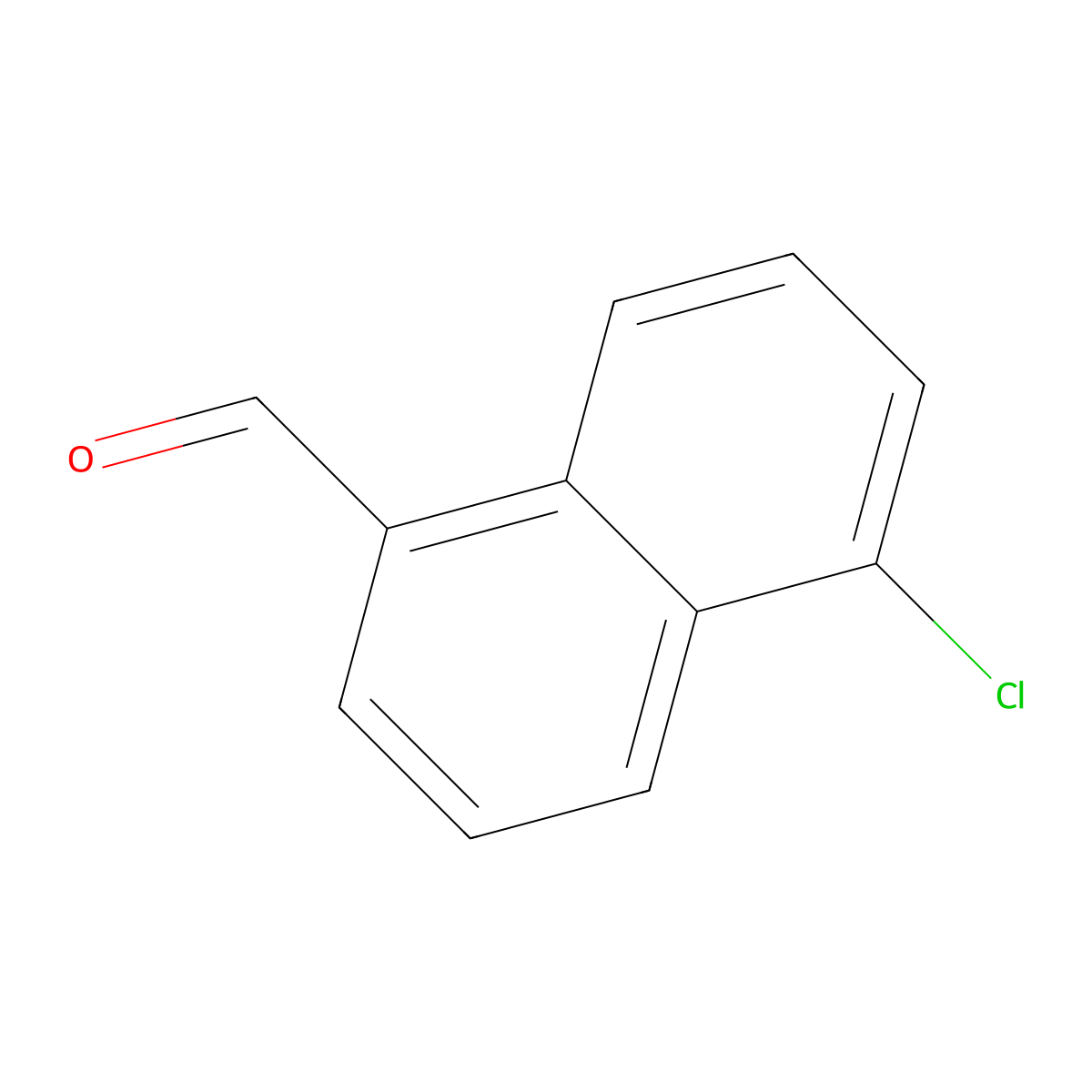 5-Chloronaphthalene-1-carbaldehyde molecular structure, CAS 151222-57-0