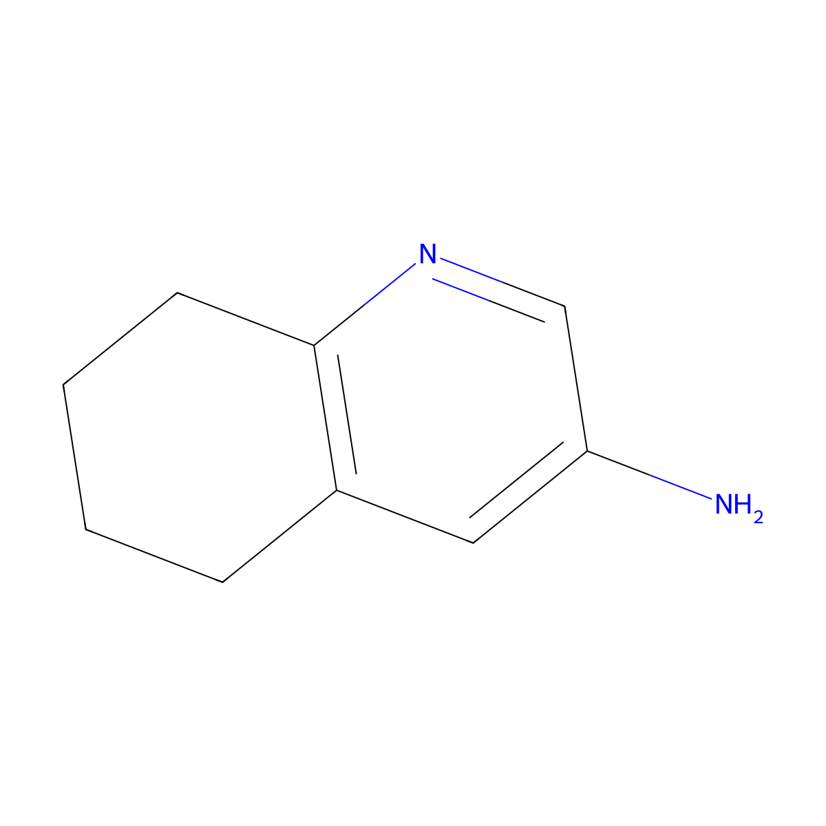 5,6,7,8-Tetrahydroquinolin-3-amine molecular structure, CAS 151224-99-6