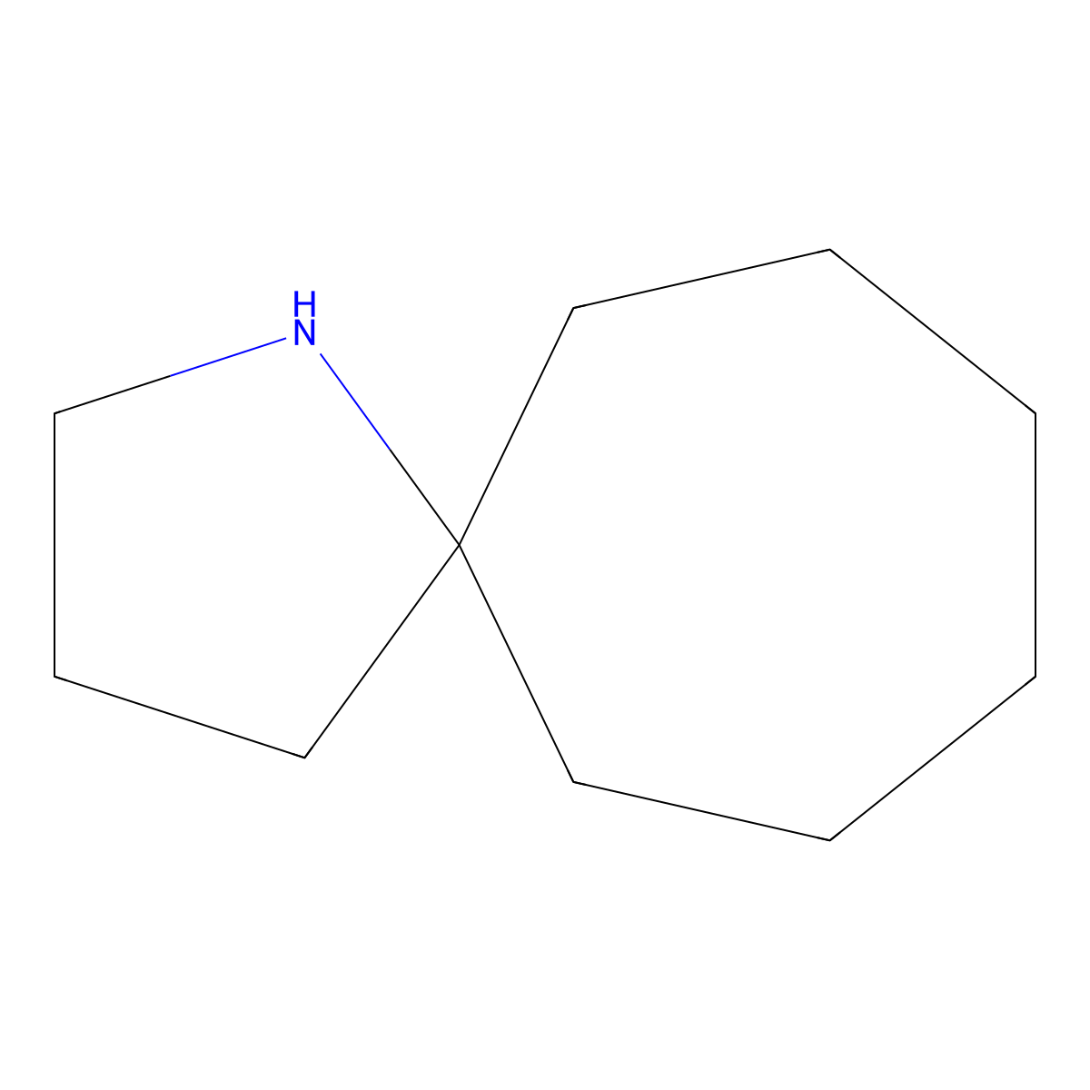1-Azaspiro[4.6]undecane molecular structure, CAS 15123-56-5