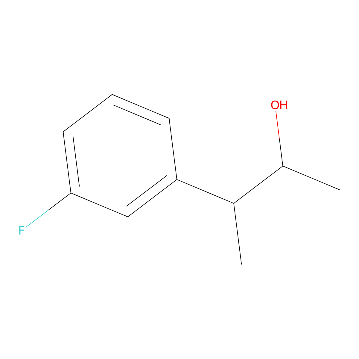 3-(3-Fluorophenyl)butan-2-ol molecular structure, CAS 1512312-05-8