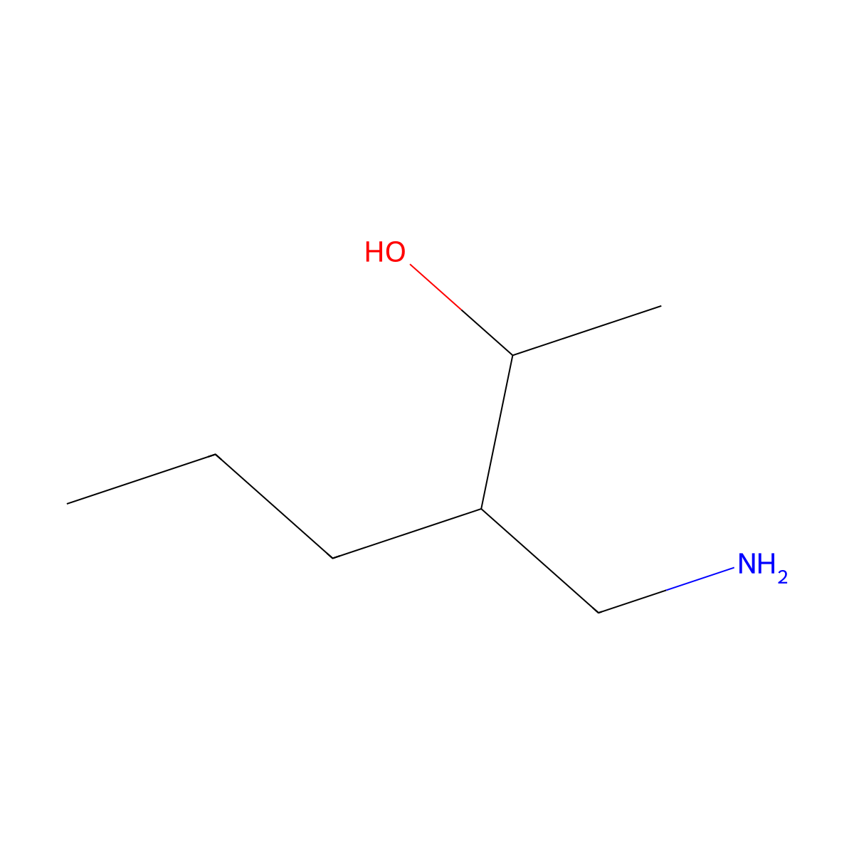 3-(Aminomethyl)hexan-2-ol molecular structure, CAS 1512327-13-7