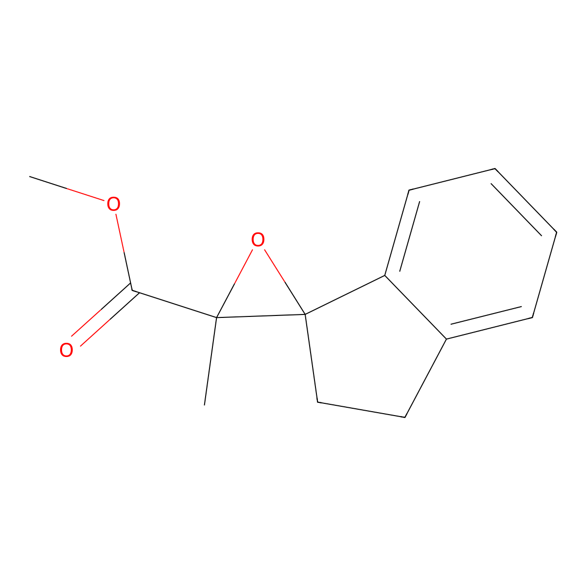 Methyl 3'-methyl-2,3-dihydrospiro[indene-1,2'-oxirane]-3'-carboxylate molecular structure, CAS 1512387-48-2