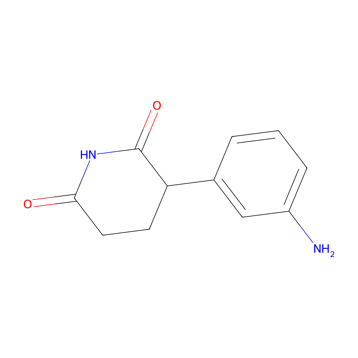 3-(3-Aminophenyl)piperidine-2,6-dione molecular structure, CAS 1512414-62-8